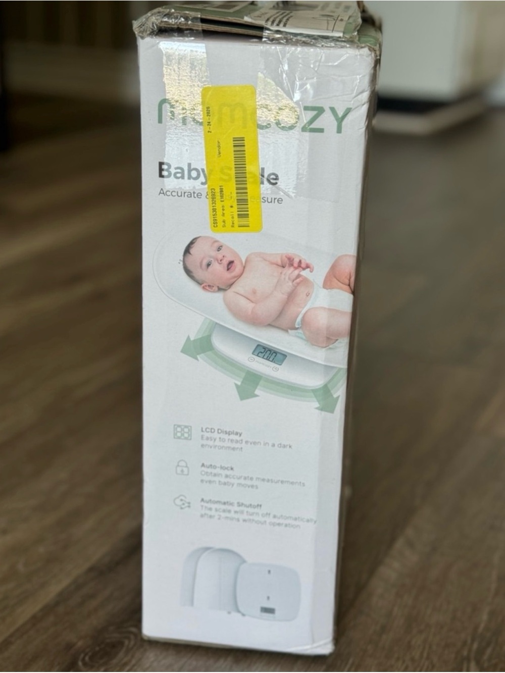 NWT Momcozy 2-in-1 Baby Scale & Length Measuring Tool | Digital | White | NIB - Picture 9 of 10